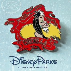 Disney Parks Cruella DeVil Villain Pin from 101 Dalmatians